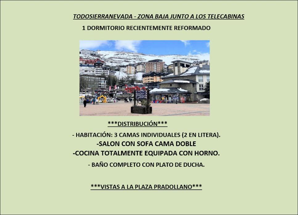 Ski Plaza Sierra Nevada & Zona Baja Extérieur photo